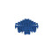 Dehnungsteil kreuzteil für 18mm Klickfliesen reflexblau